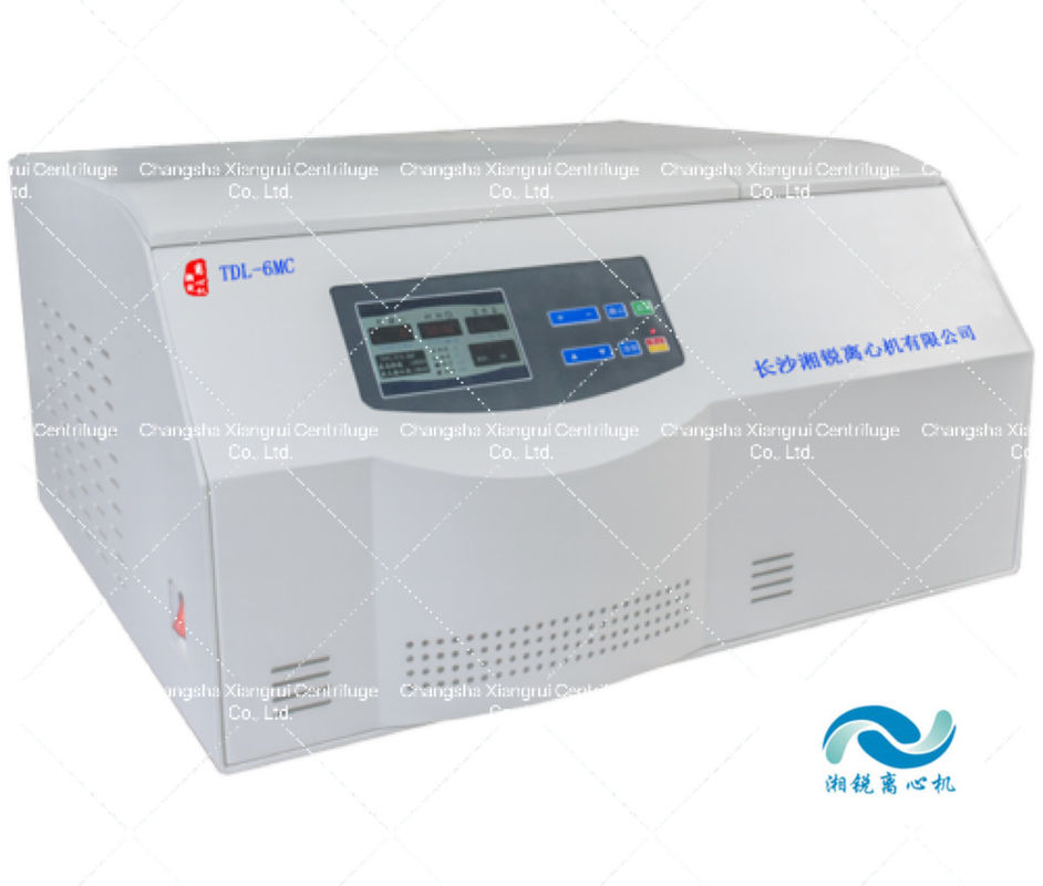 Top- Laboratory Centrifuge Machine Dimensions LxWxH 400mmx500mmx320mm 1min-999min Timer and AC220V 50Hz 10A Power Supply
